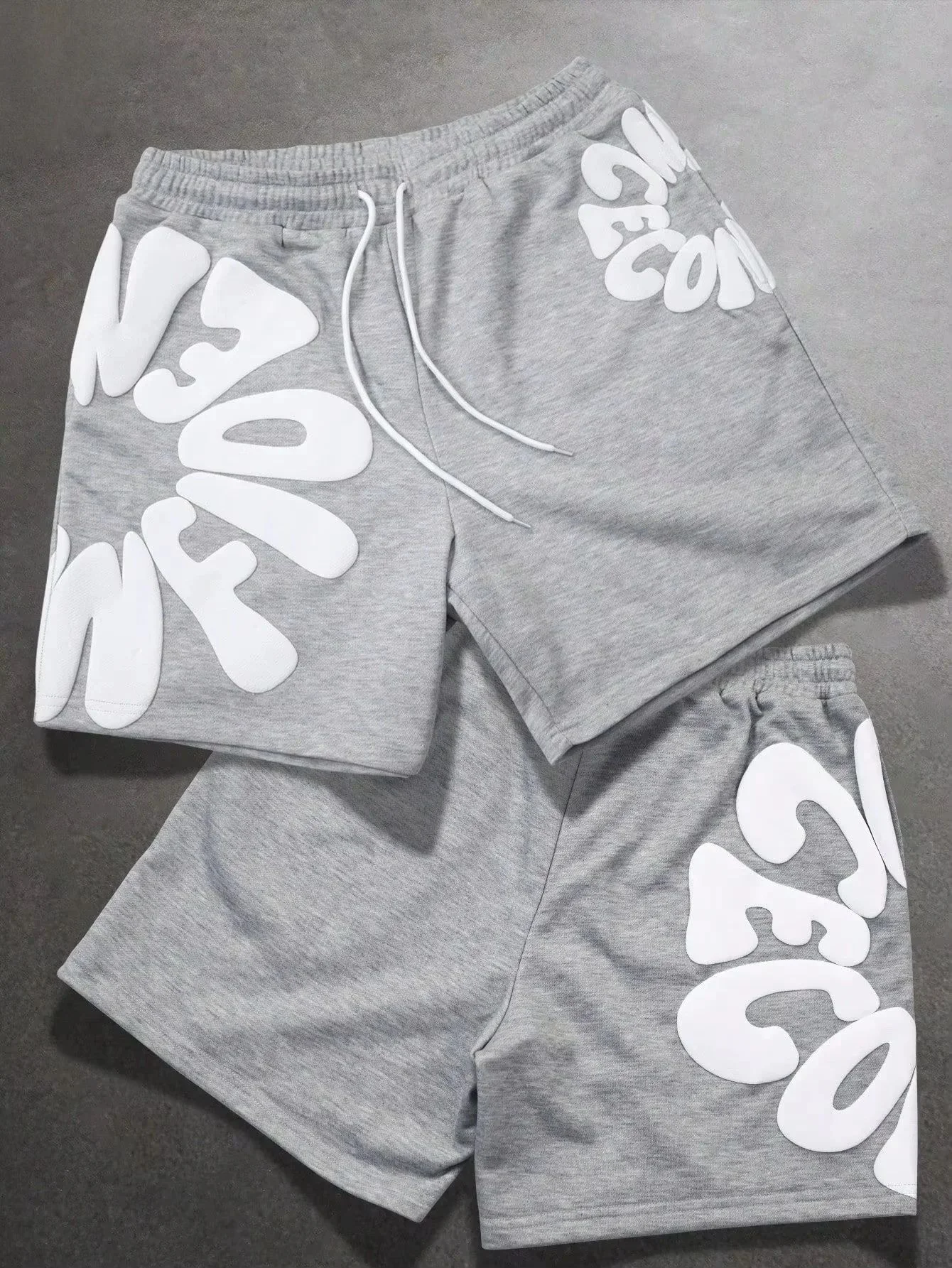 2026 Quick Drying American Street Style Letter Printed Casual Men's Sports Shorts