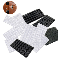Strong Self-Adhesive Clear Door Stopper Rubber Damper Buffer Cabinet Bumpers Furniture Dots Cushion Protective Pads Tiny Bumpons
