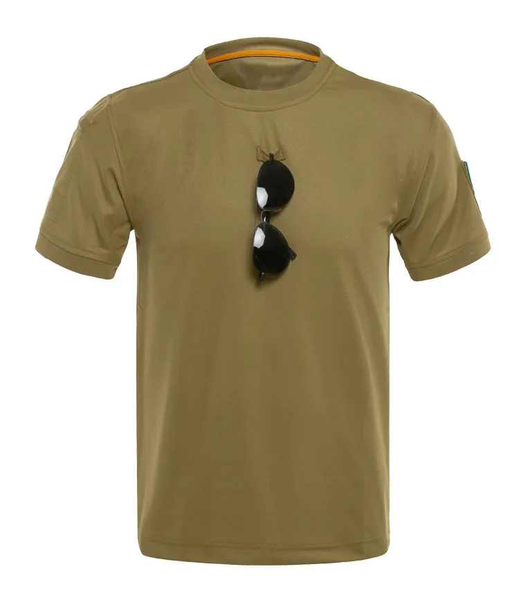 T-shirt militaire à manches courtes pour hommes, chemise d'été, chemise de skip respirante, vêtements de travail, uniformes militaires