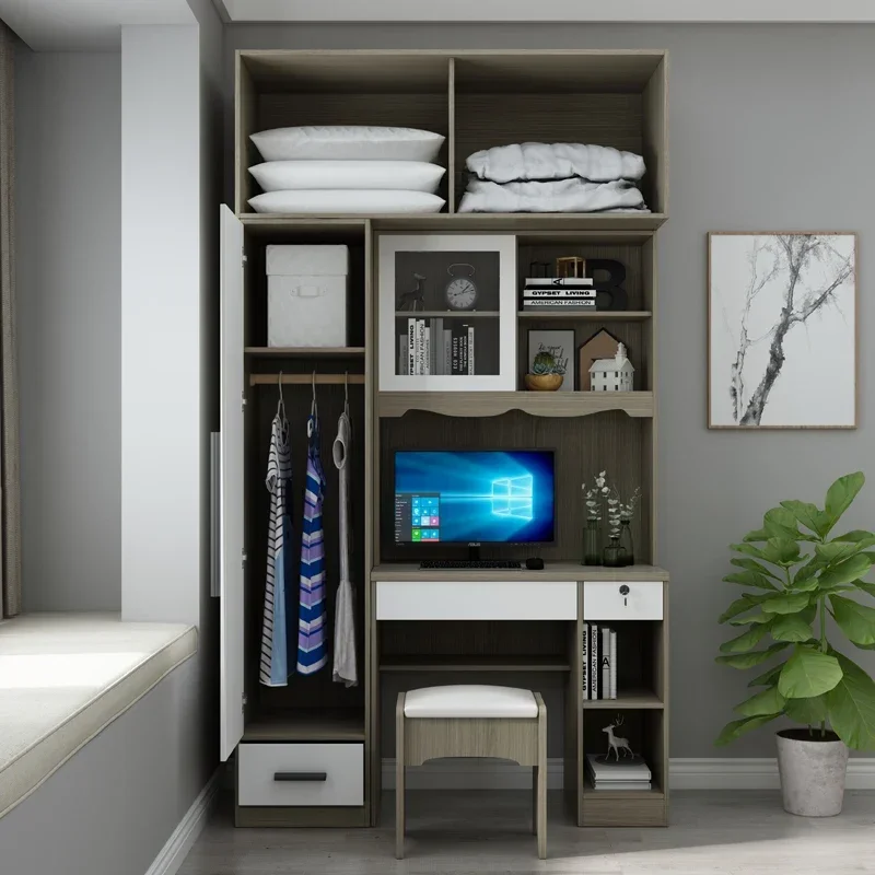 custom modern bedroom wardrobe computer table designs wood wardrobe closet portable student wardrobes