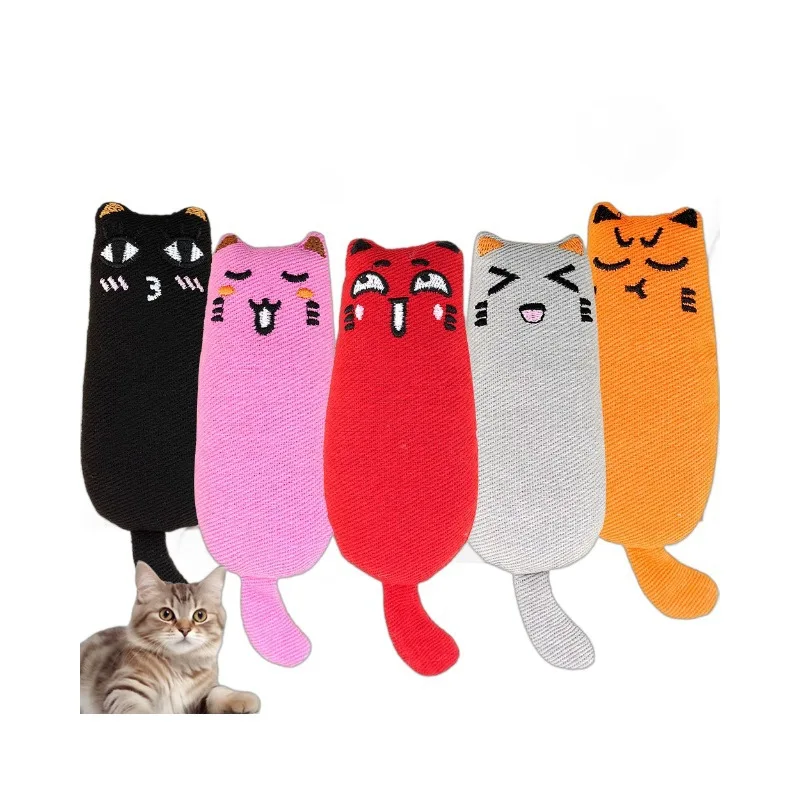 Cat toys, rustling sound, catnip toys, cat products, teething toys for kittens, durable and bite-resistant