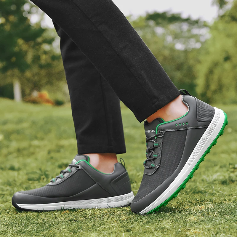 Men Big Size 39-47 Golf Shoes Spikes Outdoor Professional Non-Slip Training Sneakers Comfortable Waterproof Luxury Walking Shoes