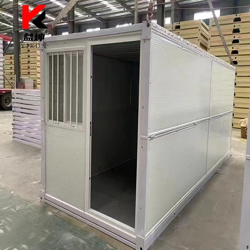 Customizable 20ft Foldable Container House with Farmhouse Design Breathable Feature 3D Model Design for Apartment/Workshop Use