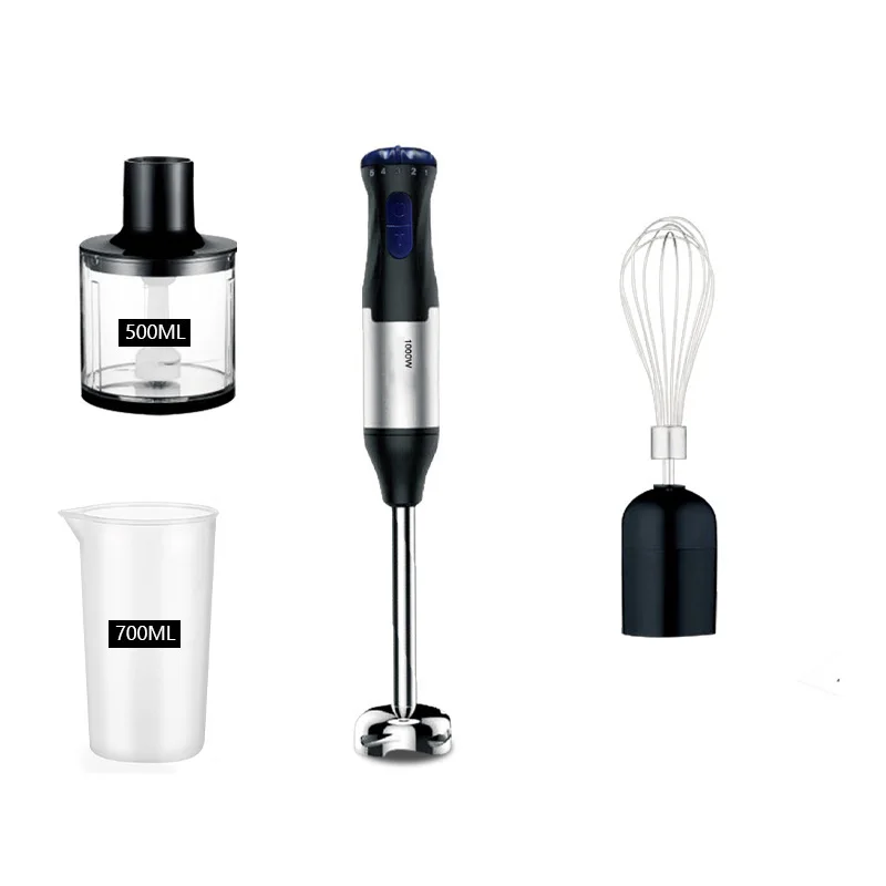 1000W Handheld 4-in-1 Children's Meat Cooking Grinder Juicing Egg Beating Portable Electric Mixer