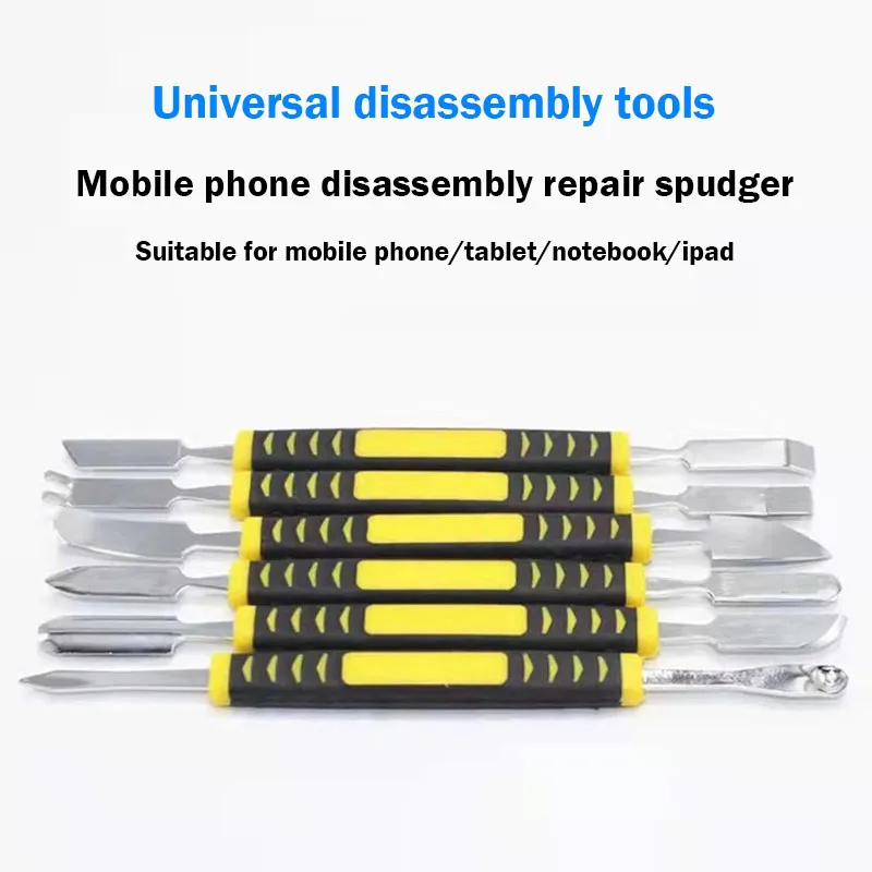 Metal Crowbar 6-Piece Set Small Metal Spudger Pry Opening Repair Tools Kit for Mobile Phone Metal Crowbar Pry Bar Dropshipping