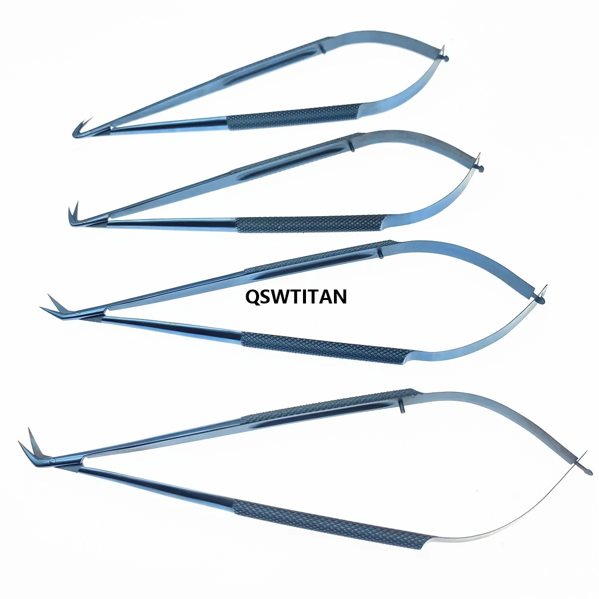 Microsurgical Titanium Micro Scissor Angled shears Neurosurgical Scissor/Cardiovascular Instrumens
