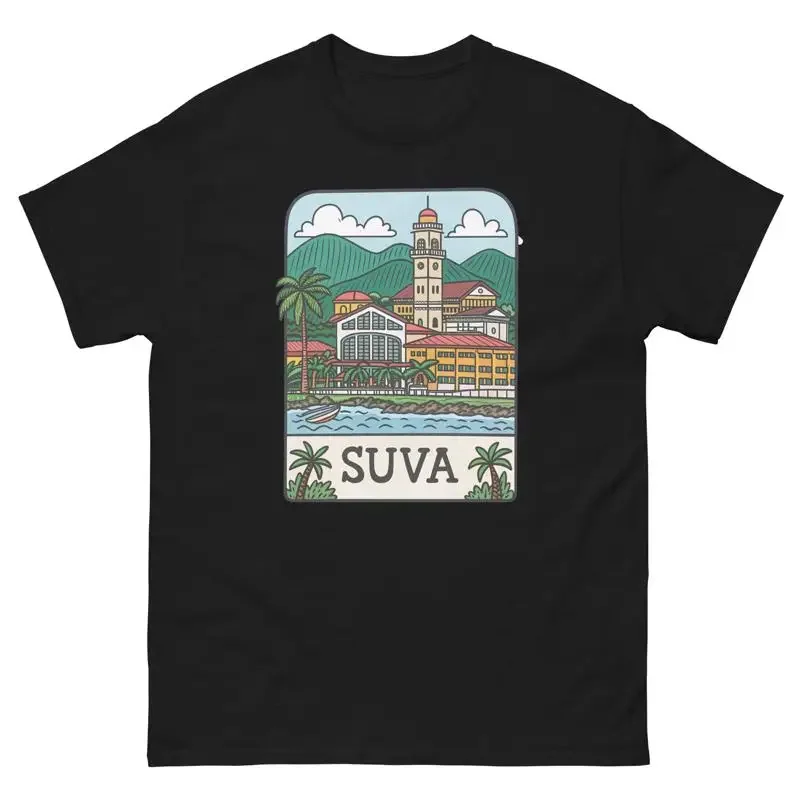 Suva World Travel Urban Area City T Shirt