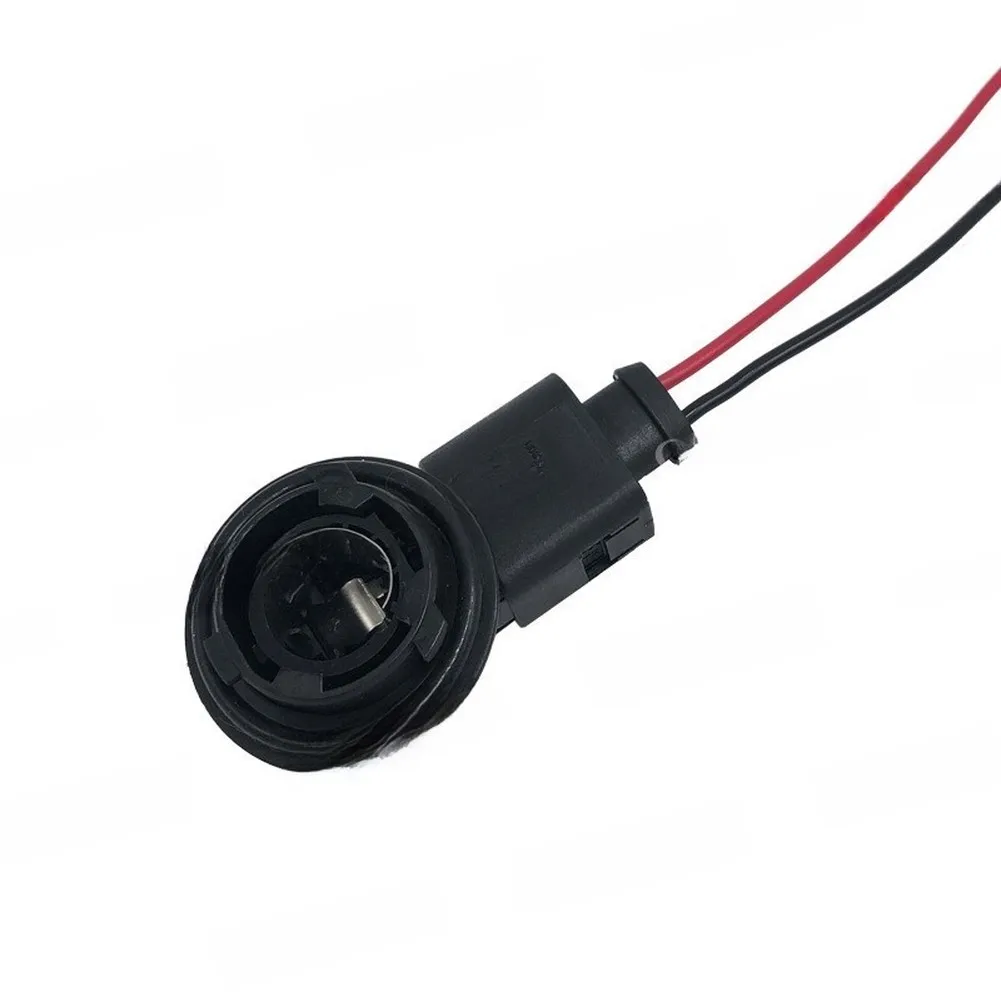 Automotive Lamp Socket Light Socket Adapter For Daytime Running Light Replacement Black Bulb Holder Harness For Car