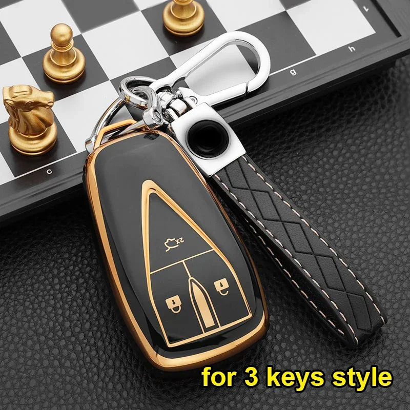 

For Changan UNI-T UNI-K Uni-v CS55PLUS DADO-plus Car Key Bag Decorative Cover UNIt UNIK UNIV