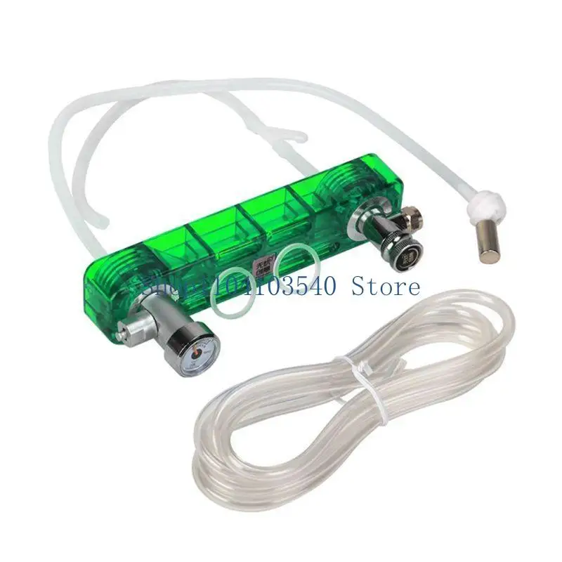 

02DC D501 Generator System Kit DIY CO2 Diffuser Adjustable Pressure Relief Safety for Valve Acid Value Planted Aquarium Aquat