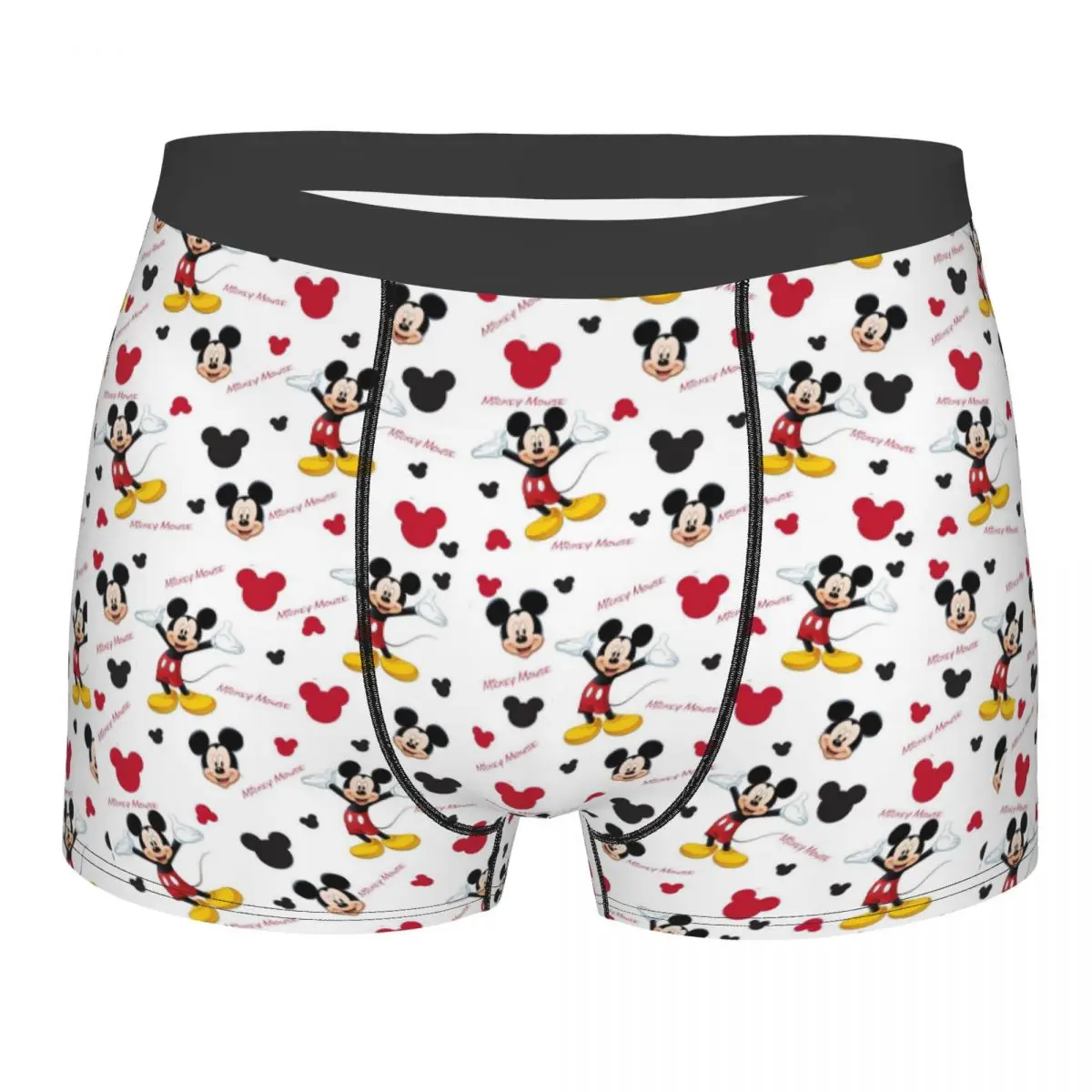 

Мужское модное нижнее белье с Микки Маусом и коллажем на заказ, аниме-мультфильм Трусы-боксеры Мягкие шорты Трусики Трусы