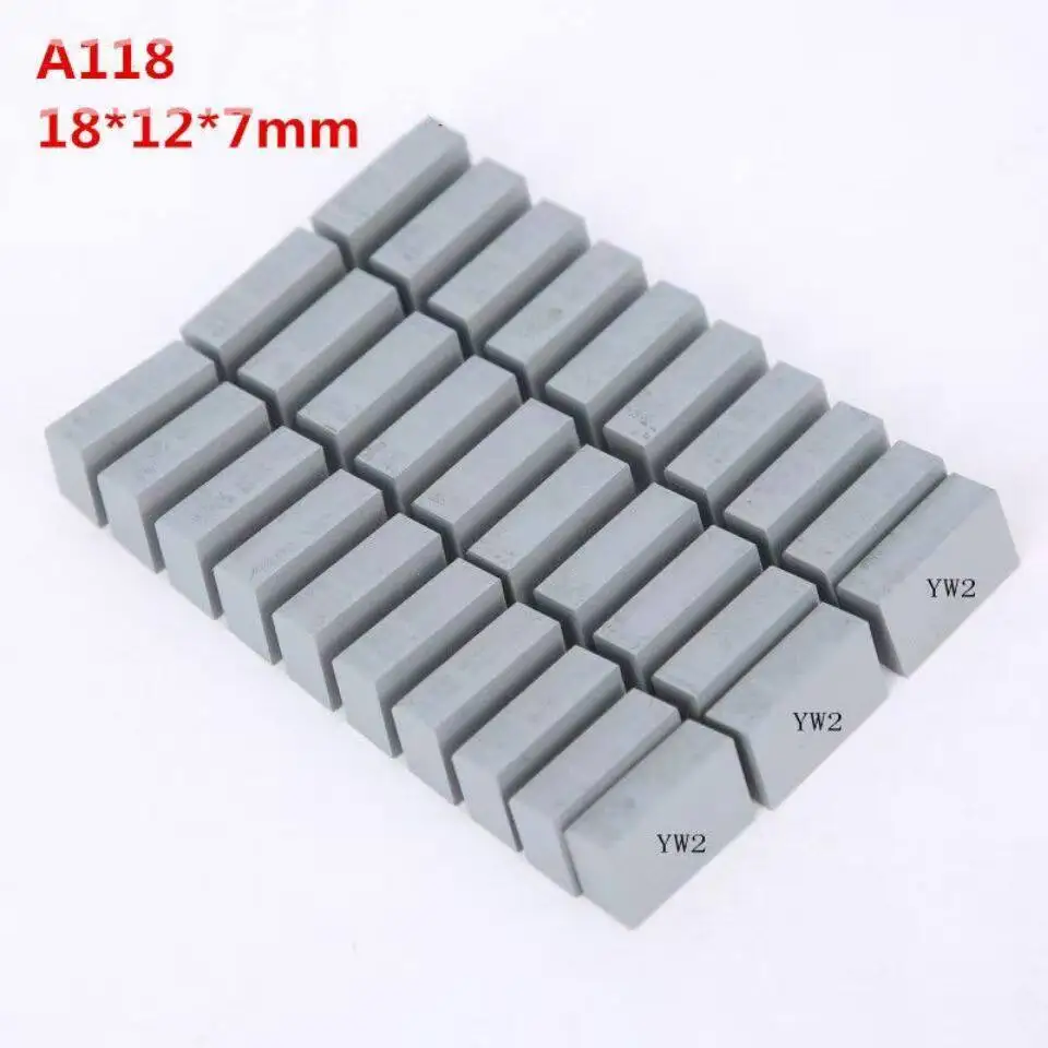 steel 45 degree carbide A116 118 120 122 125 welding cutter head YT15YW2YG8YT5YG6