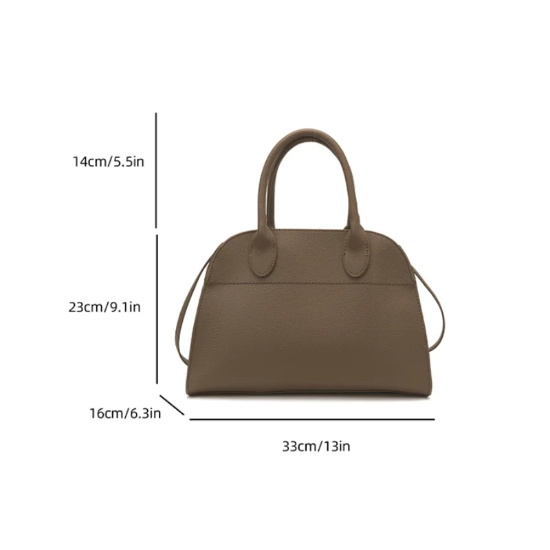 Modische Große Tragetasche, Vielseitige Pendler- und Reise-Schultertasche, Lässige Koreanische Premium-Luxus-Handtasche mit Griff – Detail 6