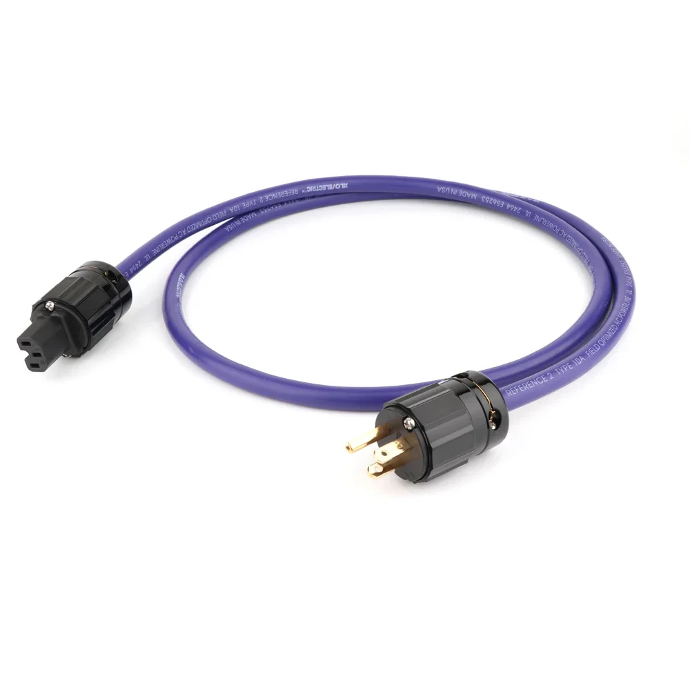 

Hifi OCC Copper EU/US Power Cord Cable IEC C14 c15 Audiophile cables With Female Plug EU supply line electric audio extend cable