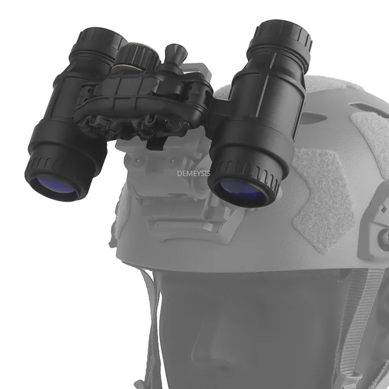 Tactical Helmet NVG Dummy Model No Function DTNVS Night Vision Goggles Model Folding Dummy Binocular for Cosplay Hunting Helmet
