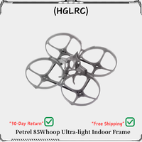 HGLRC Petrel 85Whoop Ultra-Light Carbon Fiber Frame - 75mm Freestyle Build for 1S/2S Tinywhoop FPV Drones