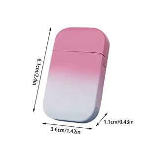 ولاعة شعلة لهب نفاثة جميلة ، توربو مقاوم للرياح ، ولاعة غاز البوتان ، لون الحلوى ، ولاعة لطيف ، اكسسوارات التدخين ، هدية إبداعية أفضل 12 ولاعة قلب مبيعات - رقم 5