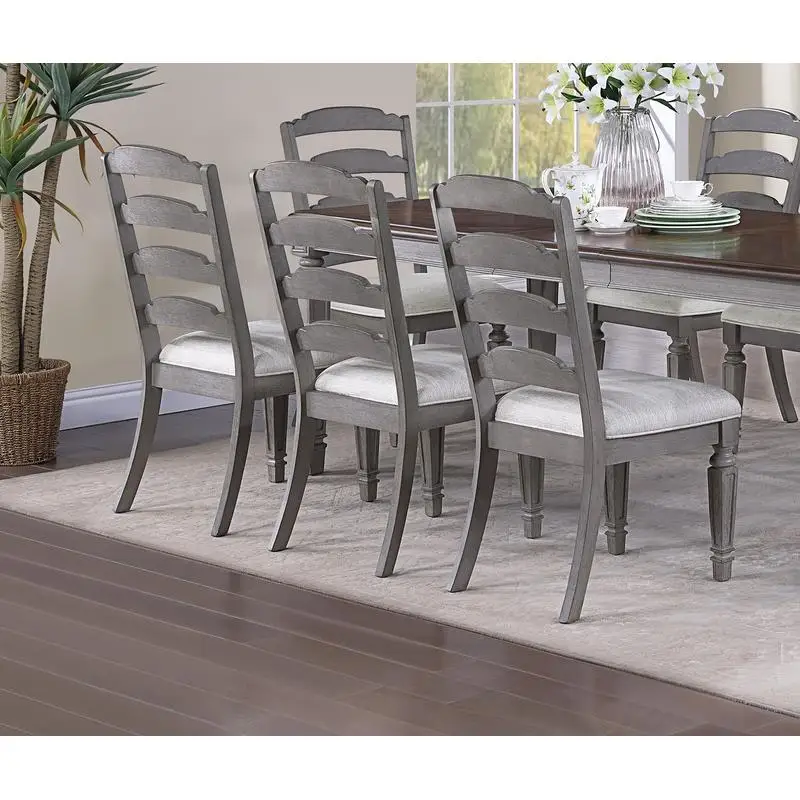 Contemporary 9 Piece Dining Table Set 4