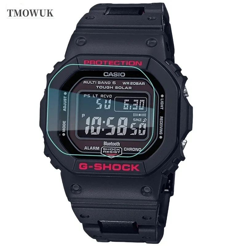 For  DW-5035 DW 5600 GW-B5600 GW M5600 Water Repellent Tempered Glass, Hydrophobic Coating Keeps Watch Dry.