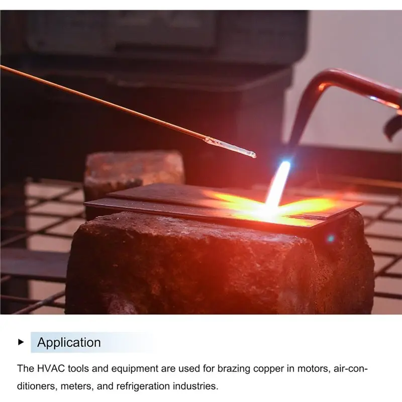 A74E-For Copper For Hvac Refrigerator 25Cm Brazing Rod 12Pcs Low Temperature Welding Stick For Copper Repair