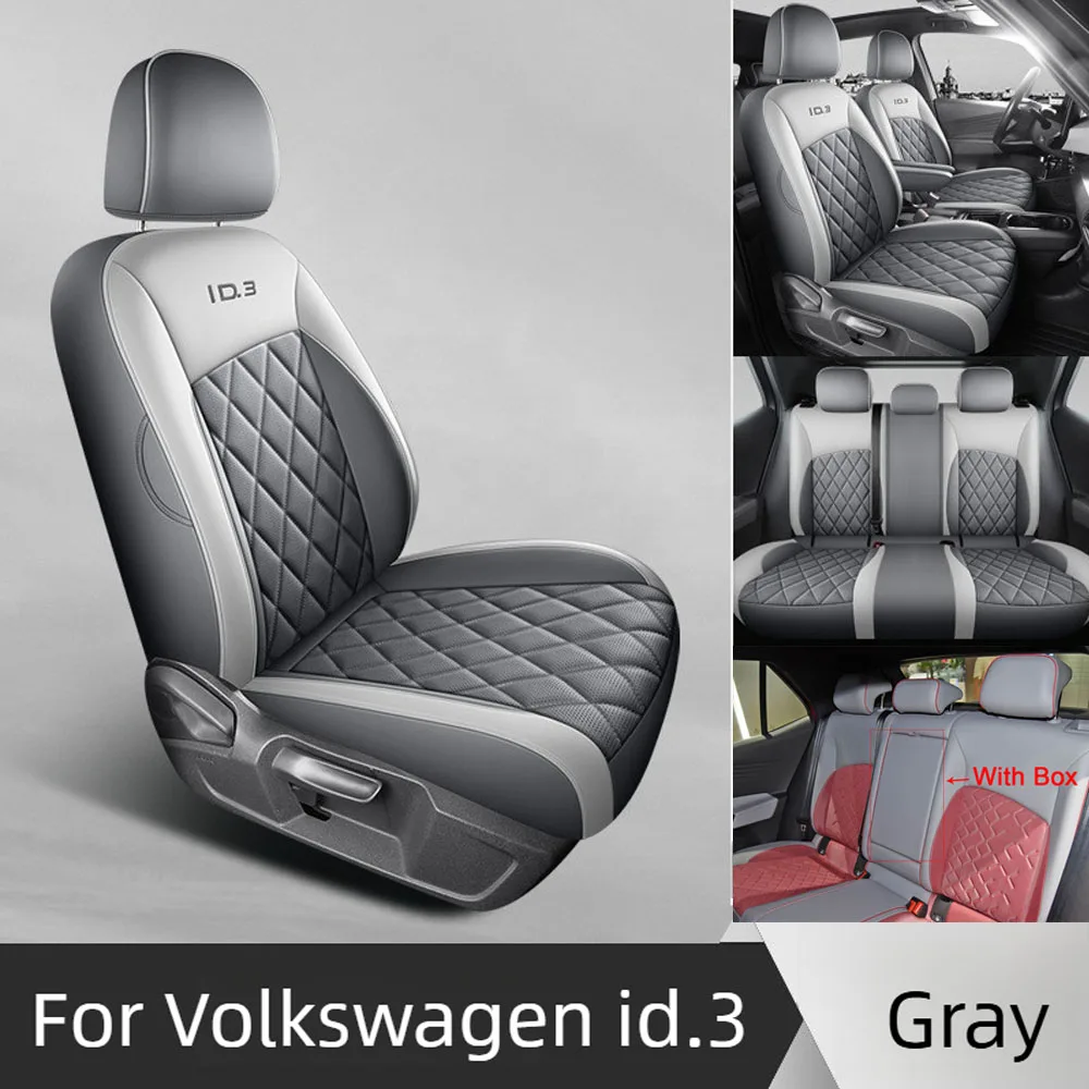 Nieuwe Autostoel Cover Voor Vw ID.3 2021 2022 2023 2024 2025 Custom Fit Seat Protector Alle Seizoen Volledig Omringd interieur Accessoire
