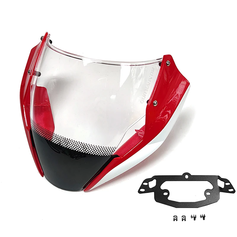 2023 Motorcycle Front Screen Wind Shield Accessories Fit For DUCATI MONSTER 797 1200S 821 2018-2023 Windshield Air Deflector