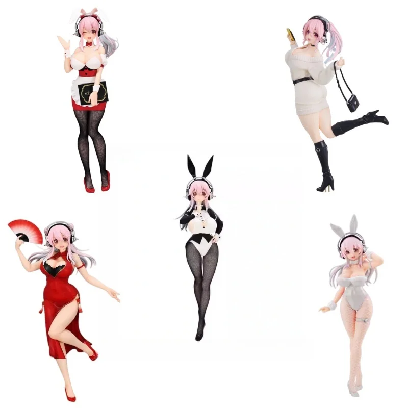 

Original Genuine 20cm Super Sonico Anime Action Figure Collection Toys For Kids Birthday Gifts