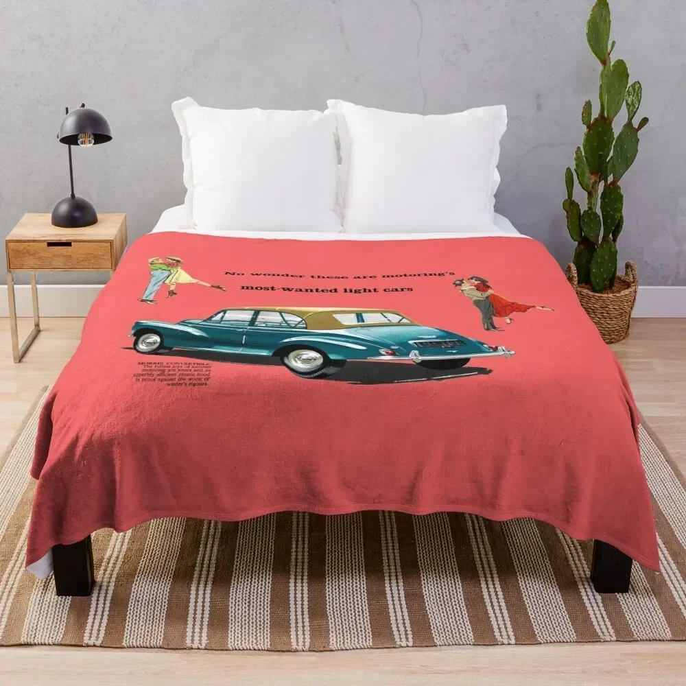 MORRIS MINOR CONVERTIBLE - BROCHURE Throw Blanket Sofa Throw Designers Decorative Beds Blankets