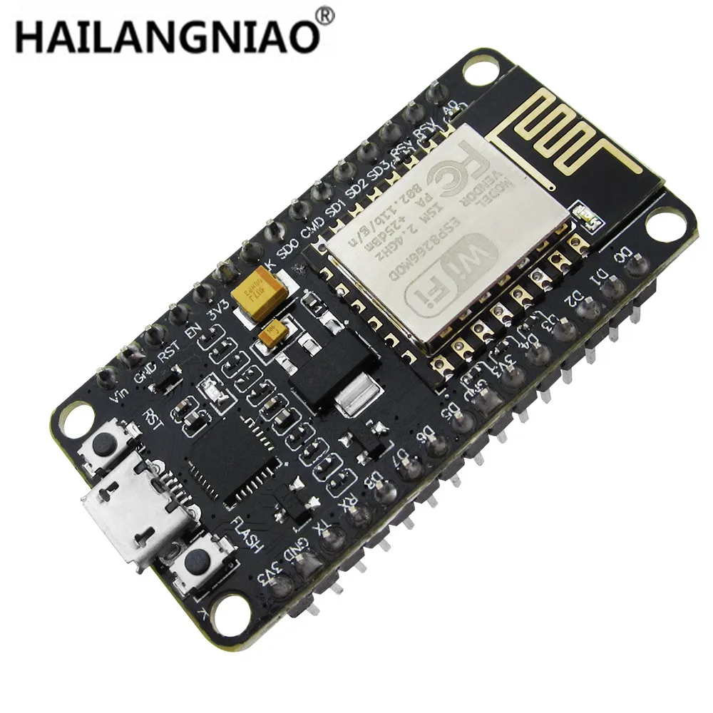NodeMCU Development Kit NodeMCU + Motor Shield esp wifi esp8266 esp-12e esp 12e kit diy rc toy remote control Lua IoT smart car