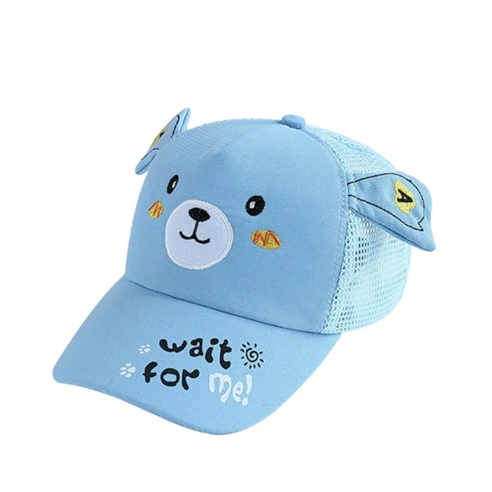 

Бейсбольная кепка с защитой от ультрафиолета, сетчатая хлопковая полиэстеровая детская шапка, шляпа от солнца для мальчиков