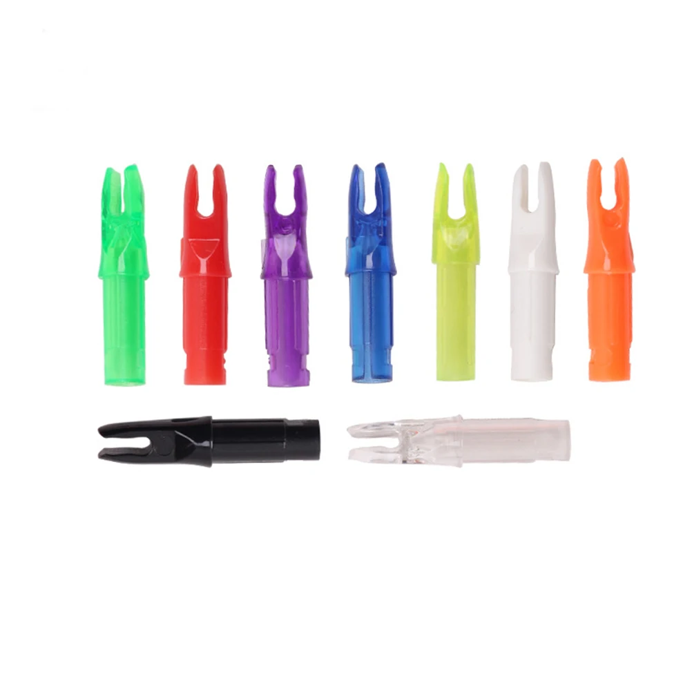 20 قطعة اكسسوارات الذيل السهم المناسب للصيد السهم الذيل الرماية والعتاد الصيد الرماية نوك استبدال أجزاء