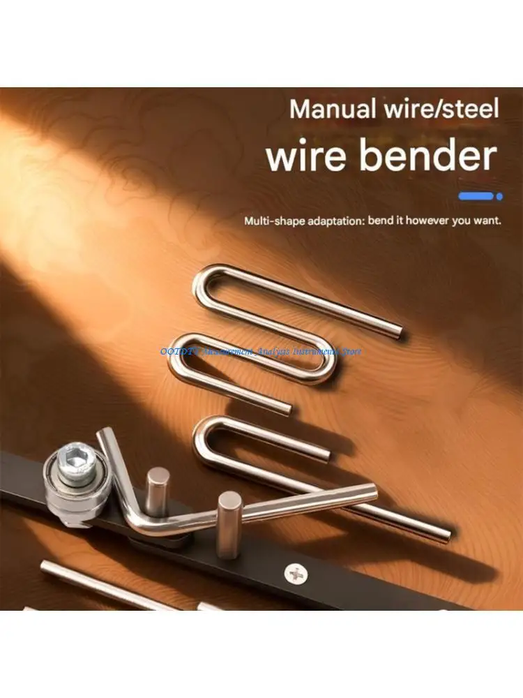 

367D Professional Manual Bending Machine Metal Rod Bender Bending Tool High Strength Hand Fixture Bender Small for Repair