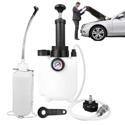 3L Manual Car Brake Bleeder Kit with 1L Oil Bottle Fluid Pressure Bleeding Hydraulic Filling Changer Vacuum Pump Refueling Tool