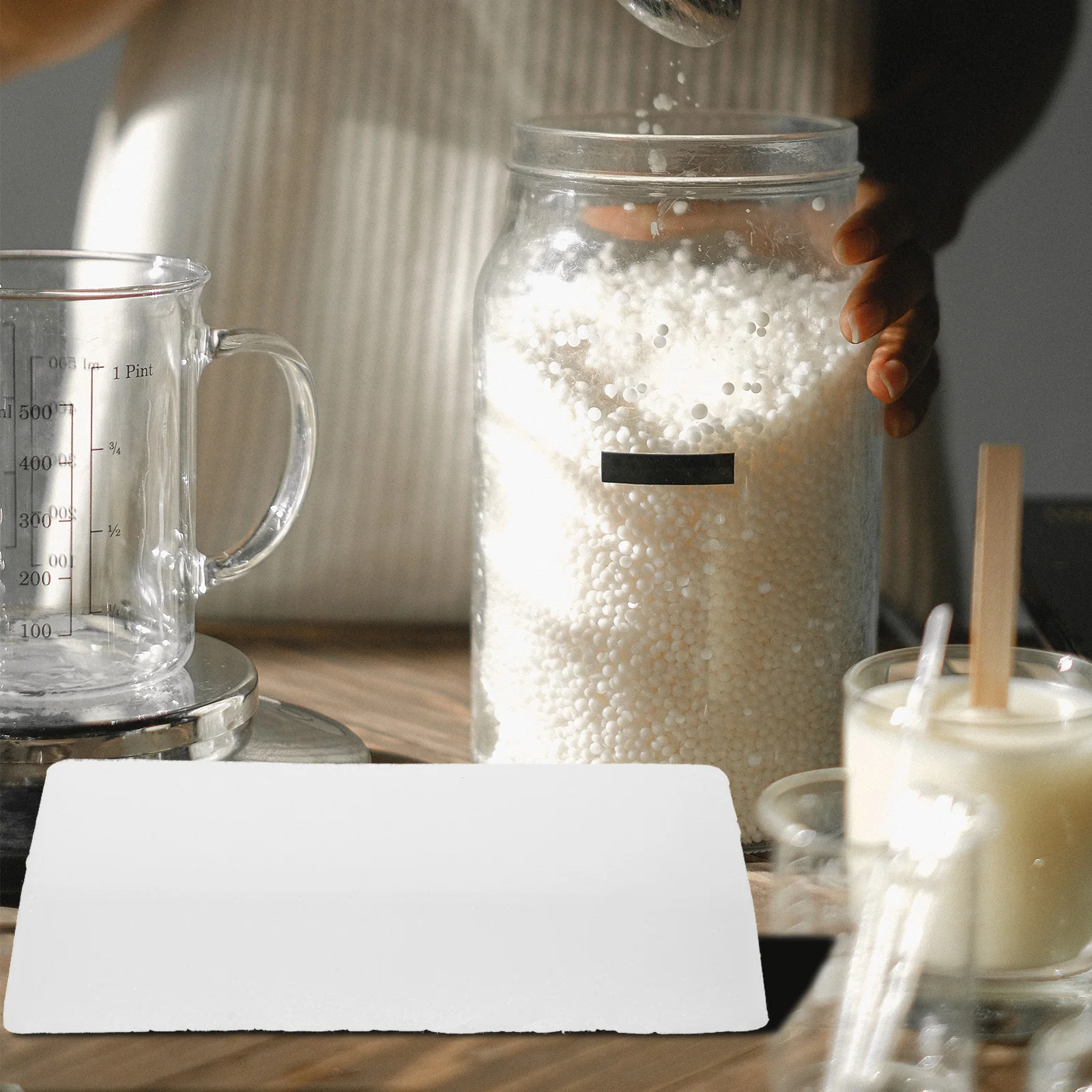 

Paraffin Wax Block Candle Making Wax Block Polishing Melt DIY Self-made Scented Candle Craft Material Supplies for Melting Home