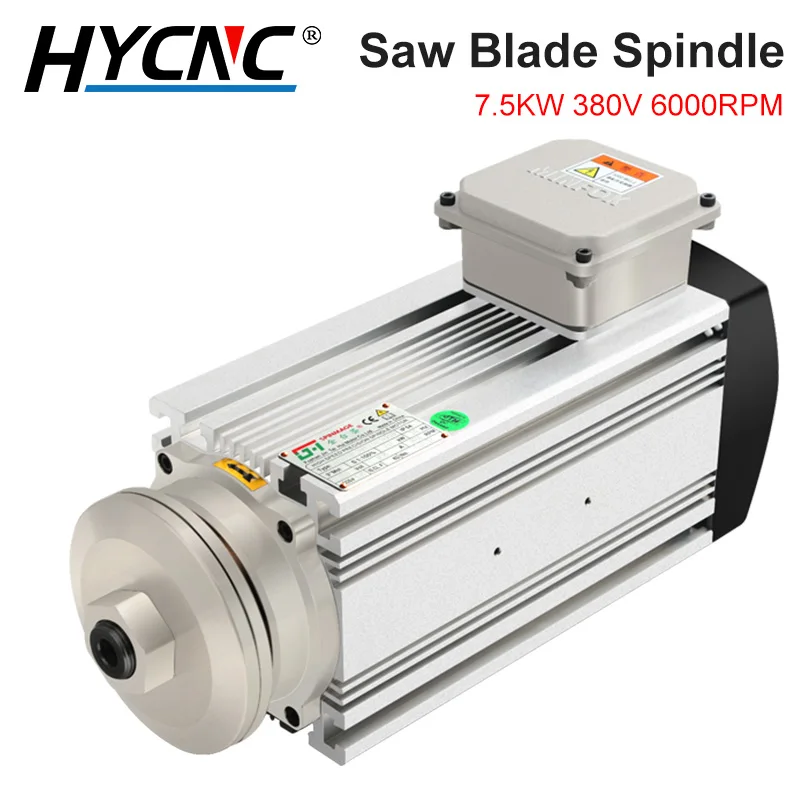 Saw Blade Motor 7.5kw Clip Saw Blade Milling Disc Air Cooled CNC Spindle Motor Woodworking Cutting Grinding And Polishing