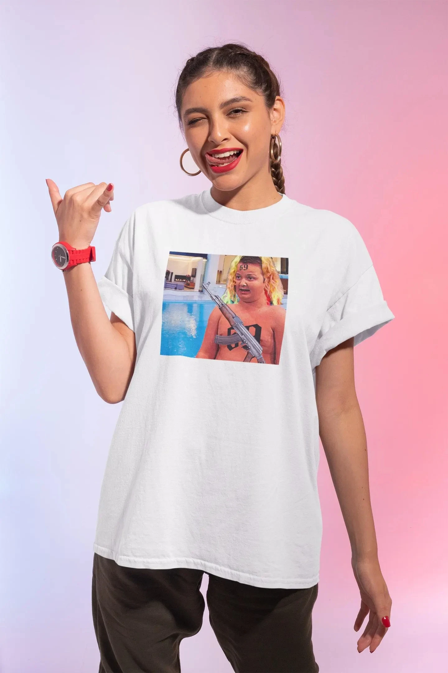 Gibby Sniper Meme T-shirt, Funny Unisex Meme Tee, Viral Gibby Meme Shirt, Hilarious iCarly Meme Gift