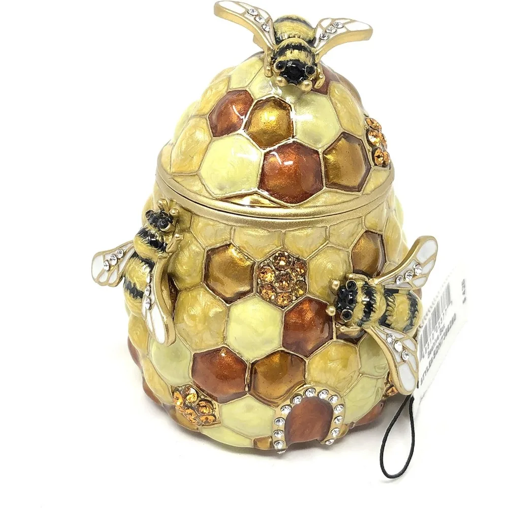 

Jay Strongwater Beehive Box — медовая позолоченная тарелка для ювелирных изделий