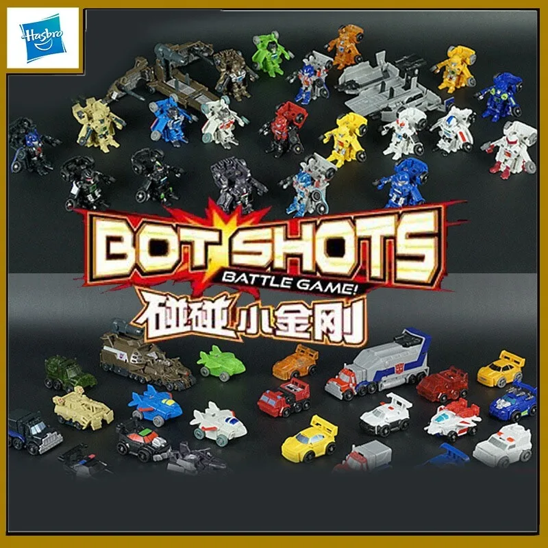 

Hasbro Original Transformers Anime Figure Bot Shots Optimus Prime Megatron Action Figure Toys for Boys Girls Kids Gift