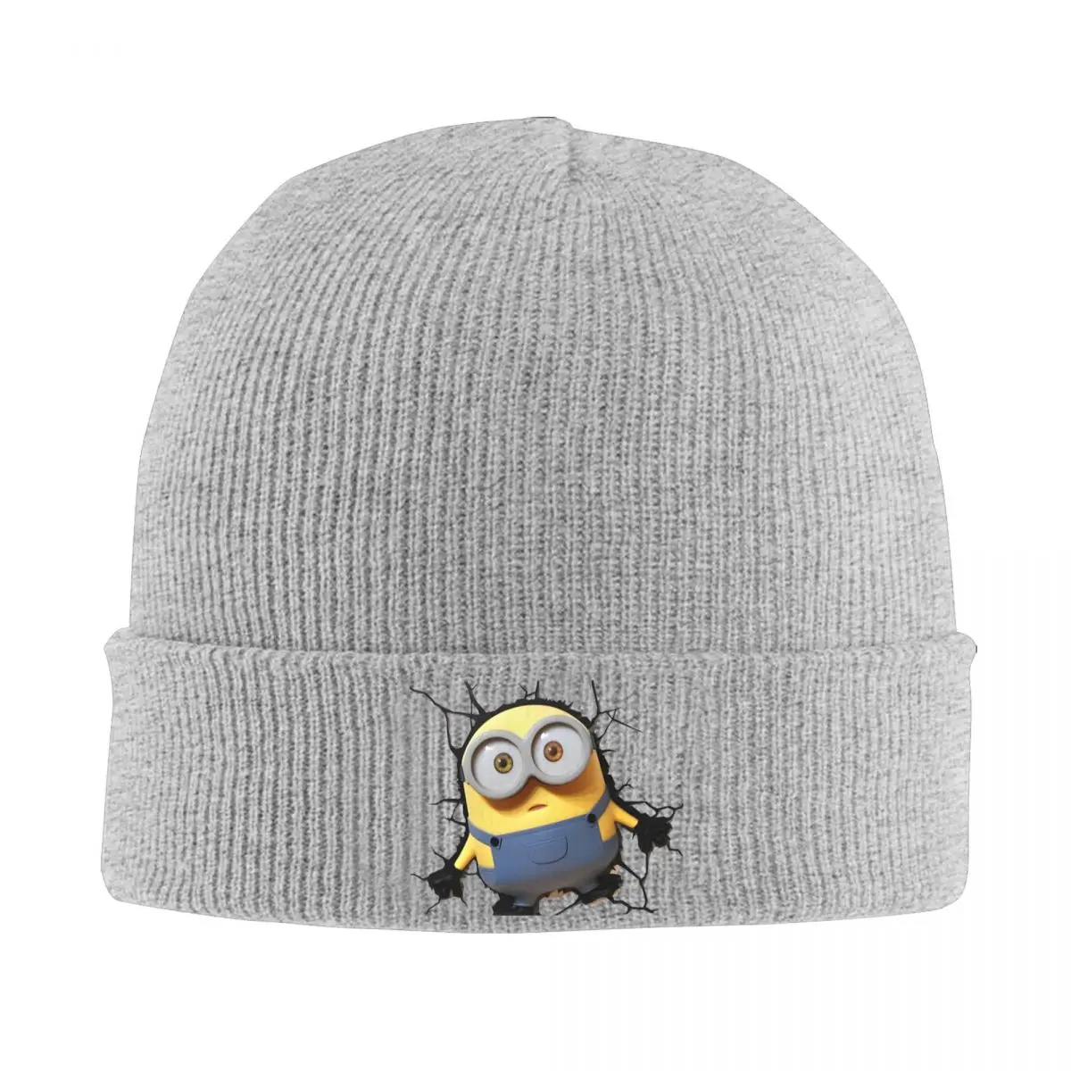 Bonnet Hats Despicable Me Minions Men Women\'s Thin Hat Minions Shocking Autumn Spring Warm Cap Hip Hop Skullies Beanies Caps