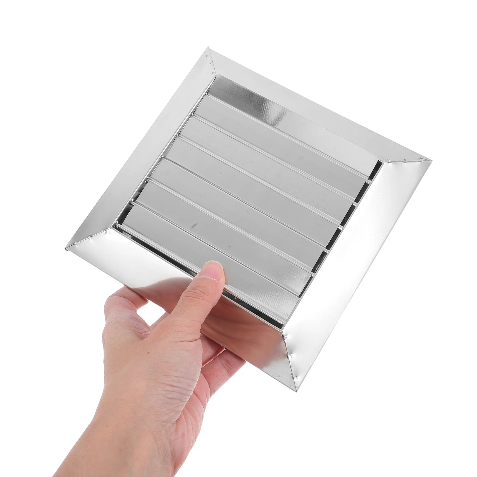 

Stainless Steel Grille Exterior Dryer Cap Gravity Louver Waterproof Durable Adjustable Airflow Efficient Smoke Filtration Wall