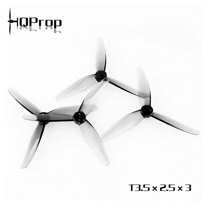 10Pairs(10CW+10CCW) HQPROP T3.5X2.5X3 3525 3-Blade Propeller 1.5mm for FPV Freestyle 3.5inch Toothpick Cinewhoop Drone DIY Parts