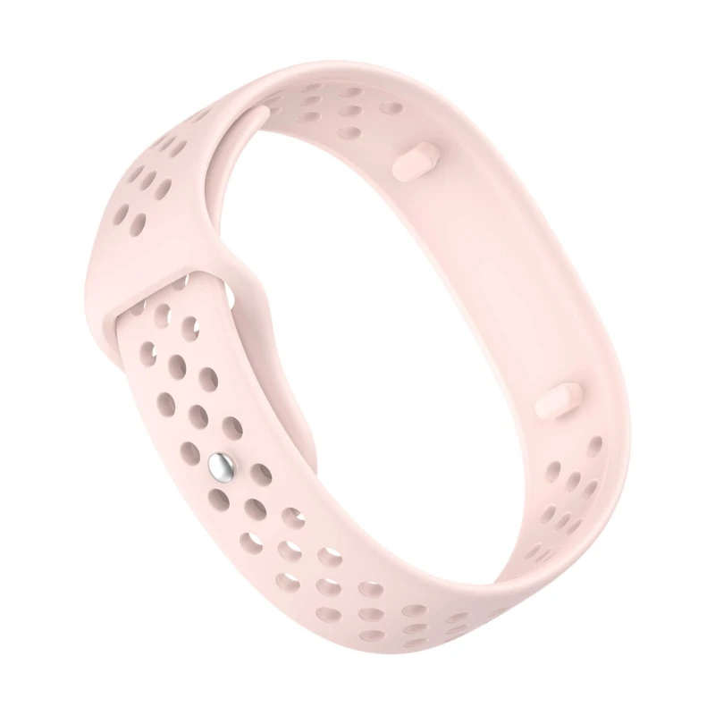 Integrated Silicone Wristband Replacement with Perforated Pattern