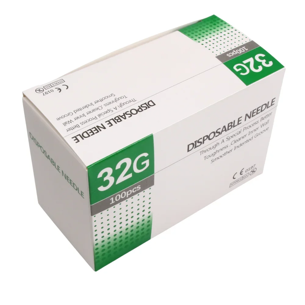 100 aiguilles de mésothérapie stériles Luer Lock 32G (1,5 mm, 2,5 mm, 4 mm, 6 mm, 13 mm) pour injection esthétique et remplissage cutané 1