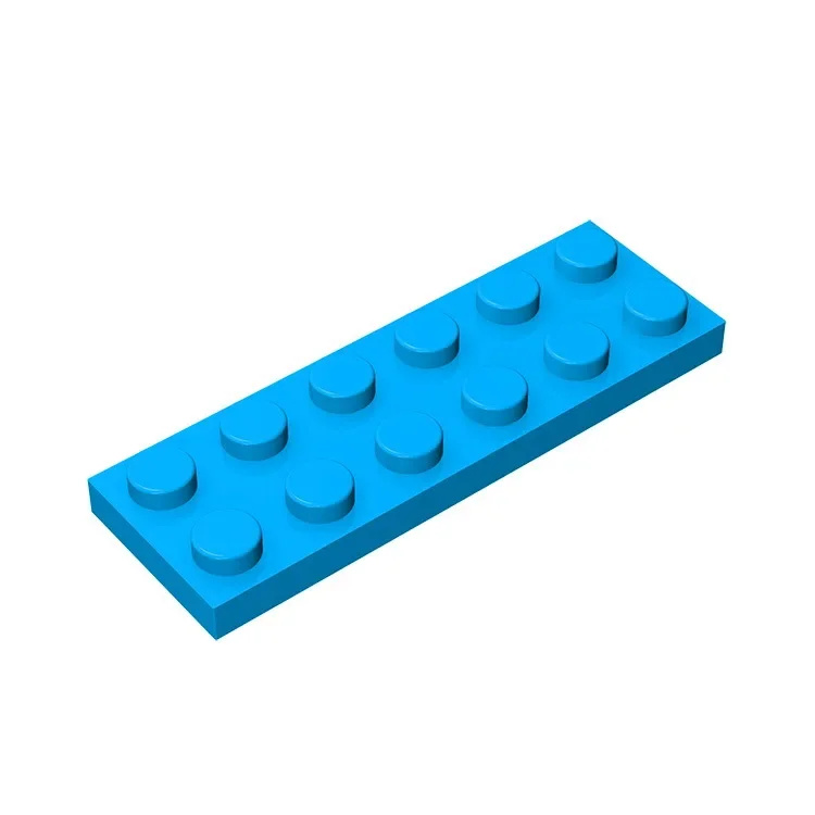 Gobricks GDS-512 Platte 2 x 6, kompatibel mit Lego 3795 Teile Kinder-DIY-Baustein, Partikelplatte zum Selbermachen