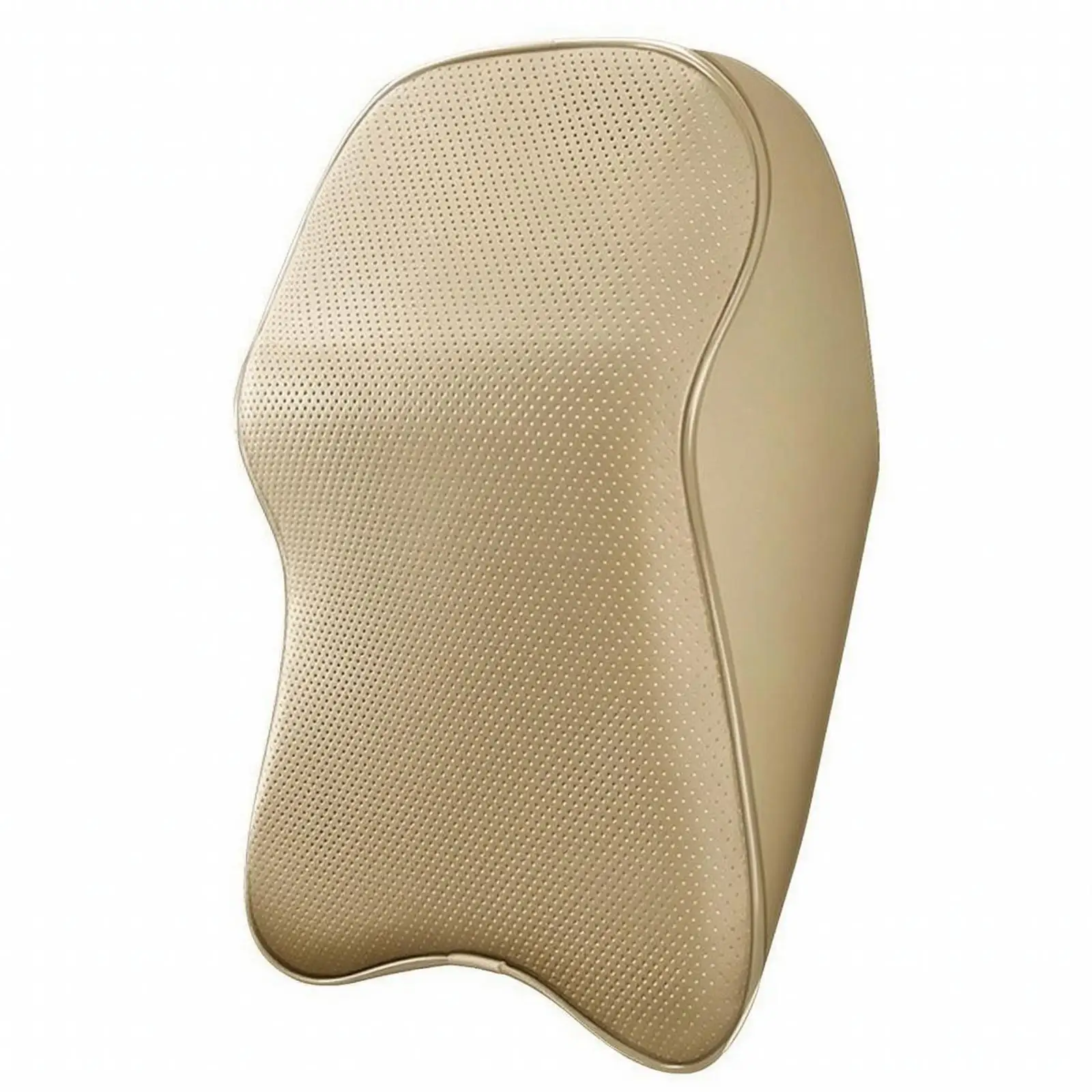 Memory Cushioned Vehicle Headrest Neck Pillow Supportive Leather Car Headrest
