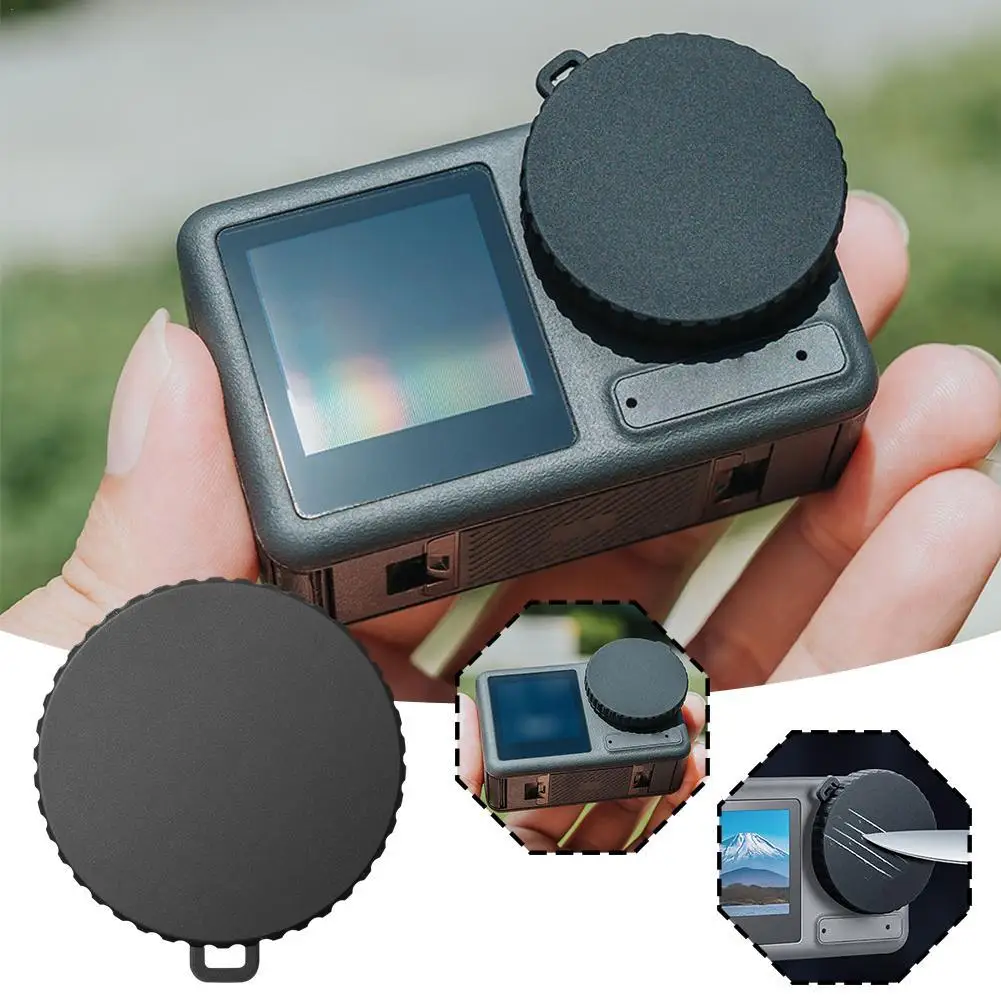 Silicone Lens Cap Dust-proof Cover Protector for dji Action 5 Pro Camera Photagraphy Accessory