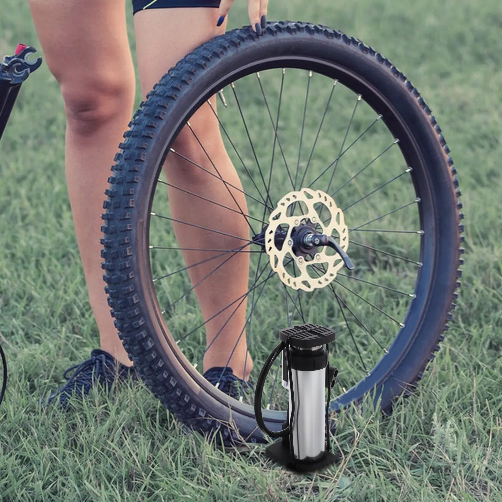 

High Pressure Portable Foot Tire Pump for Car Bicycle Motorcycle Home Use Mini Air Inflator Portable Pump Basketball