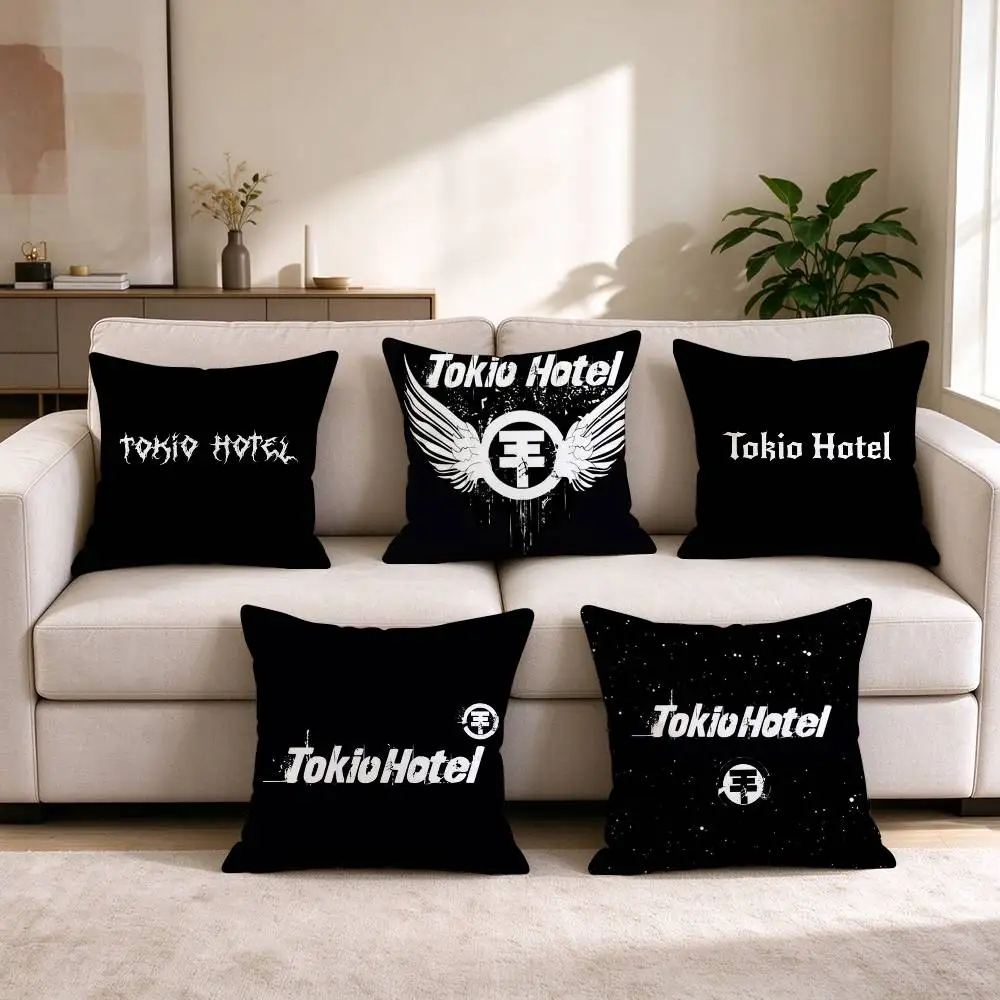 R-Rap Icon Lil Peep  Square Double-Sided printed Pillow Case Bedroom Bedside Pillow Sofa Cushion Cover