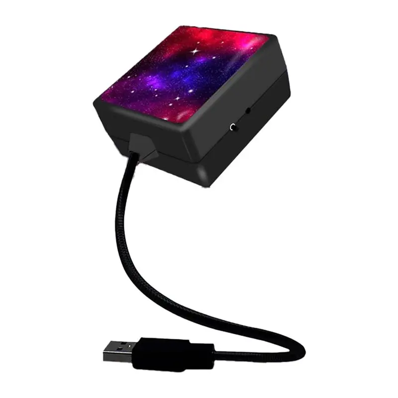 AEE2-Mini Led Projection Lamp Star Night,Star Roof Lights For Car, Home Ceiling Romantic USB Night Light - Plug And Play