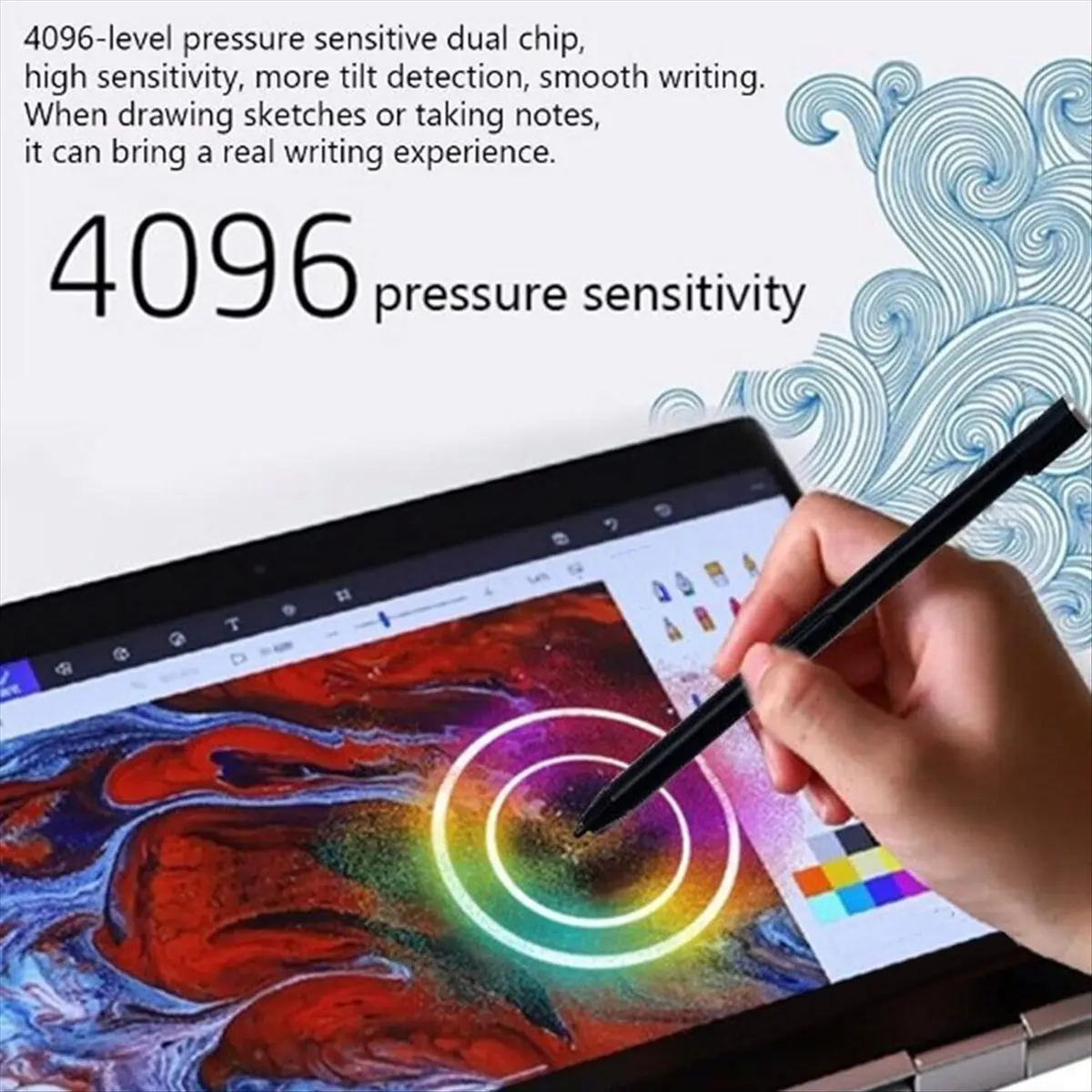 Obrázek 5: 【hot shown】active propiska pero pro lenovo thinkpad, 4096 měrný tlak citlivost pero pro joga C930 13IKB 01FR713 ST70R02360 tablety